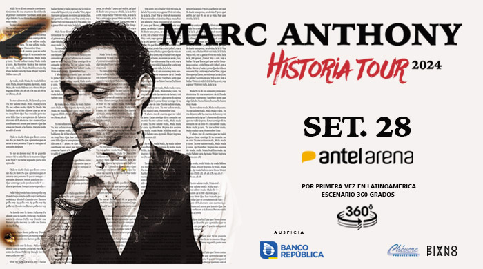 Tickantel - Comprá tus entradas por internet para Marc Anthony - Historia Tour 2024