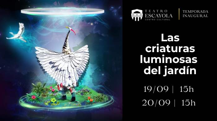 Las criaturas luminosas del jardín