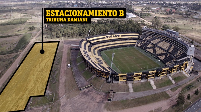 Estacionamiento B - Peñarol vs Flamengo