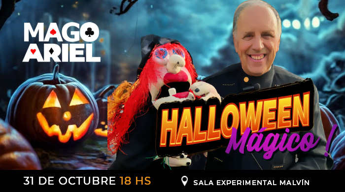 Tickantel - Comprá tus entradas por internet para Mago Ariel “Hallowen Mágico”