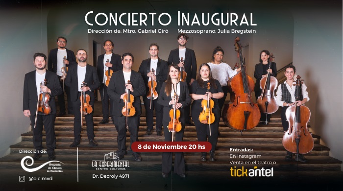 Concierto Inaugural orquesta de cámara Montevideo